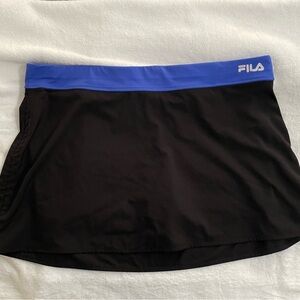 Fila Black and Blue Athletic Skirt XL